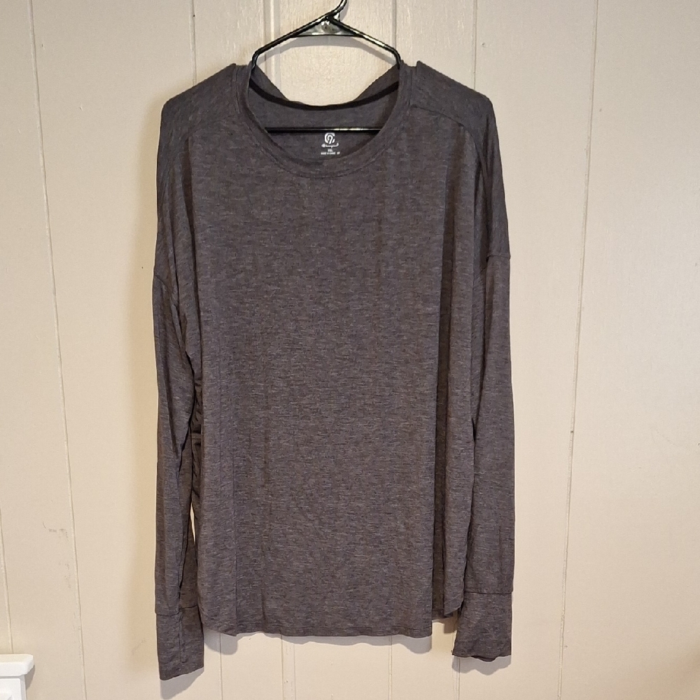 Champion Women's Gray Long Sleeve Shirt Size XXL